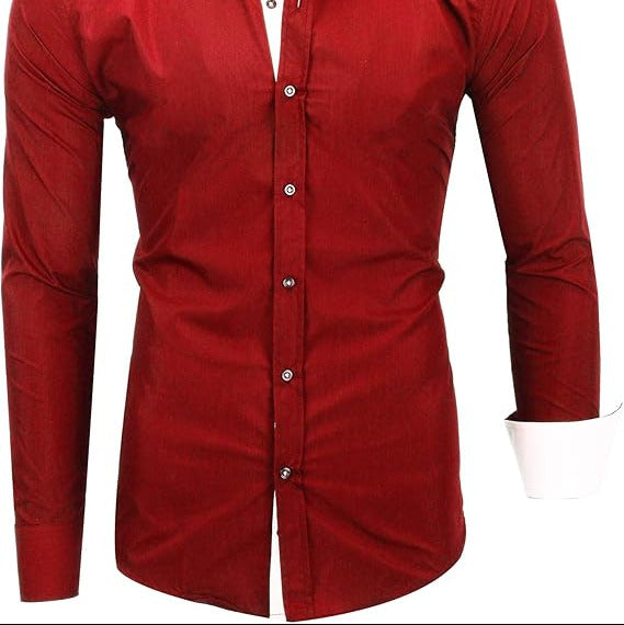Chemise rouge Homme